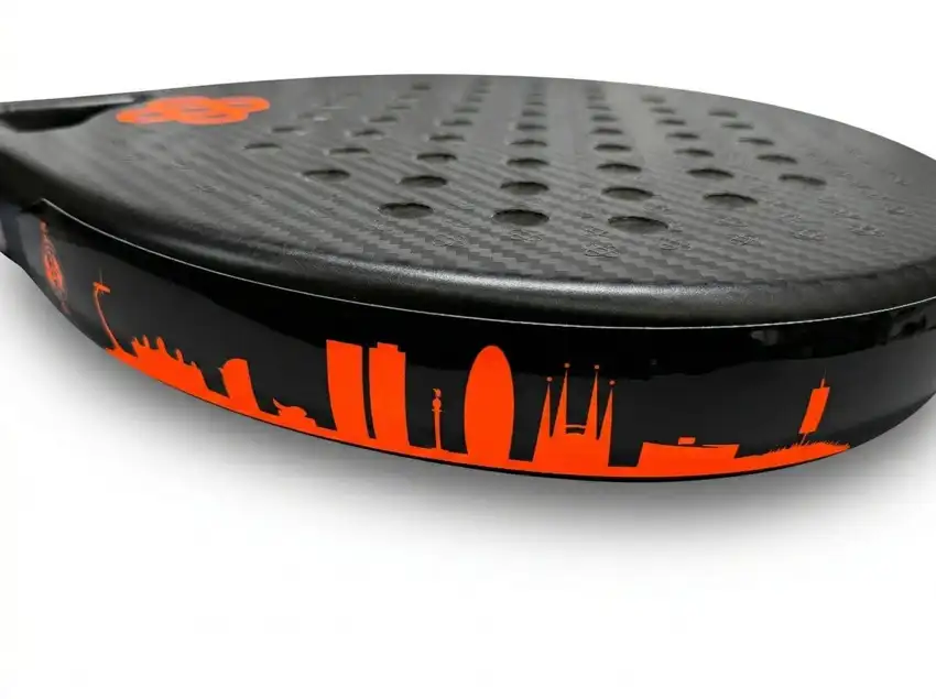 Pala de Padel | Padel Barcelona Skyline Naranja - Imagen 2