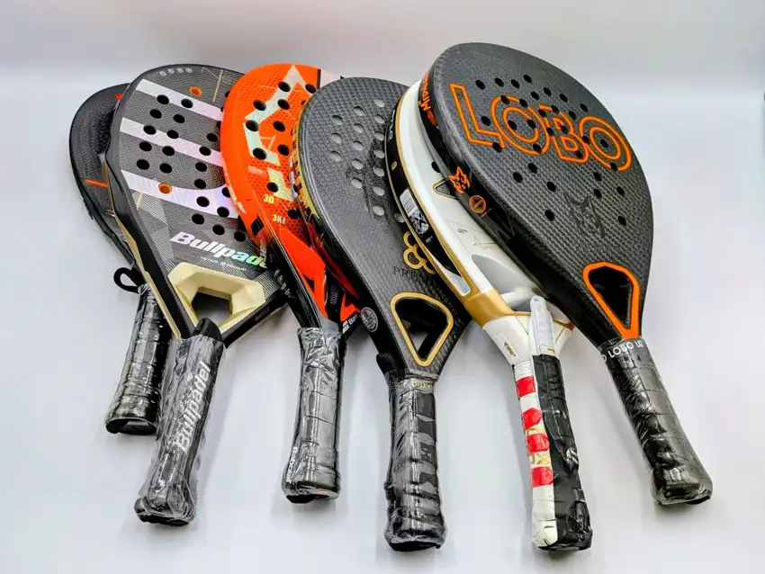 Colección de palas de padel comerciales